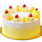 Pineapple Cake With Slices