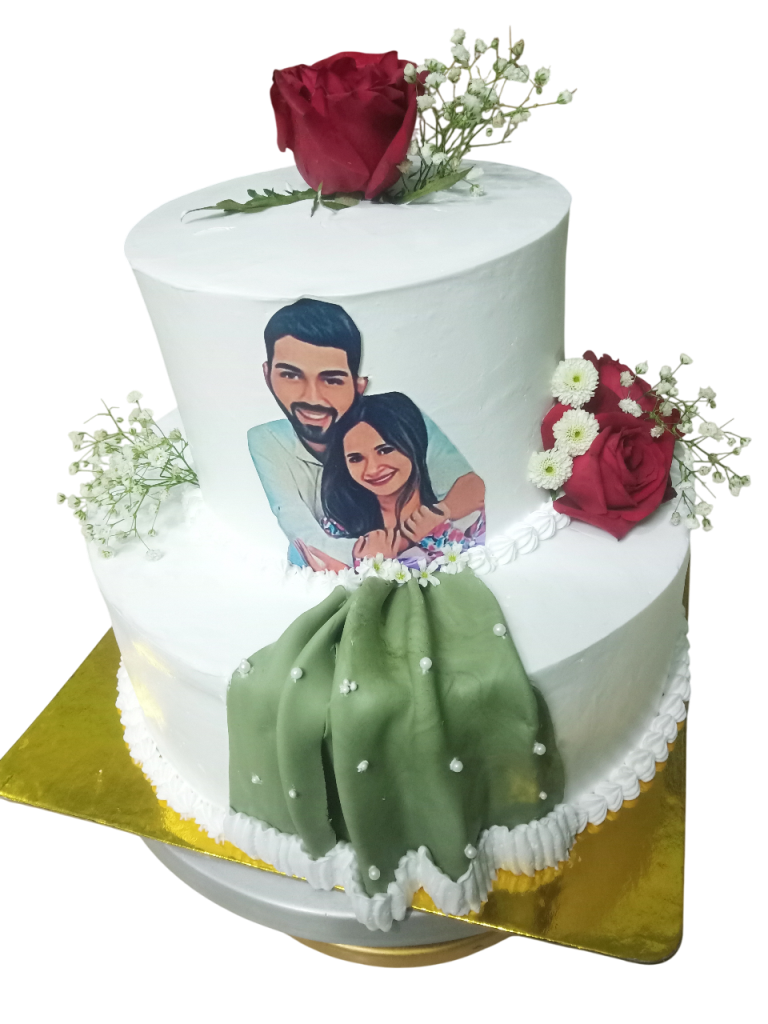 Engagement Cake In Lucknow - 2 Kg.
