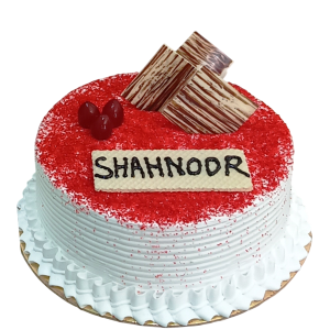 Red Velvet Cake For The Girl Name Shahnoor
