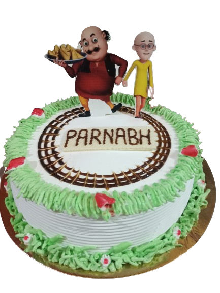 Motu Patlu Cake Just 299/ Half Kg.