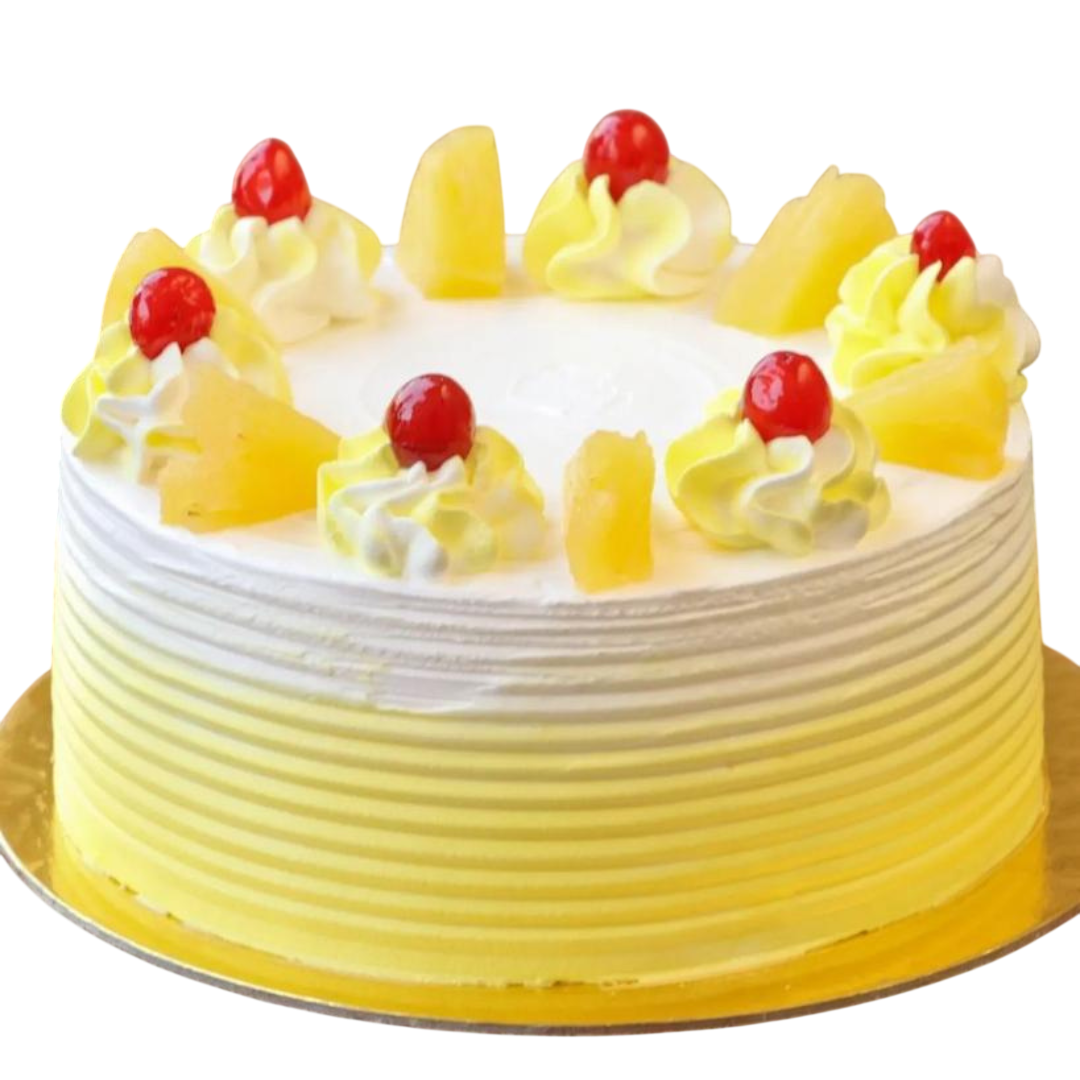 Pineapple Cake With Slices